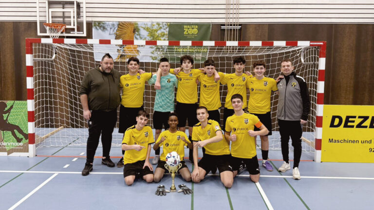 grosses hallenturnier-wochenende für die döttinger junioren